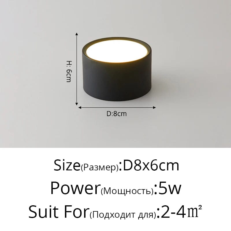 Spot LED rond en métal - Luminance Moderne | Marco Lucetti