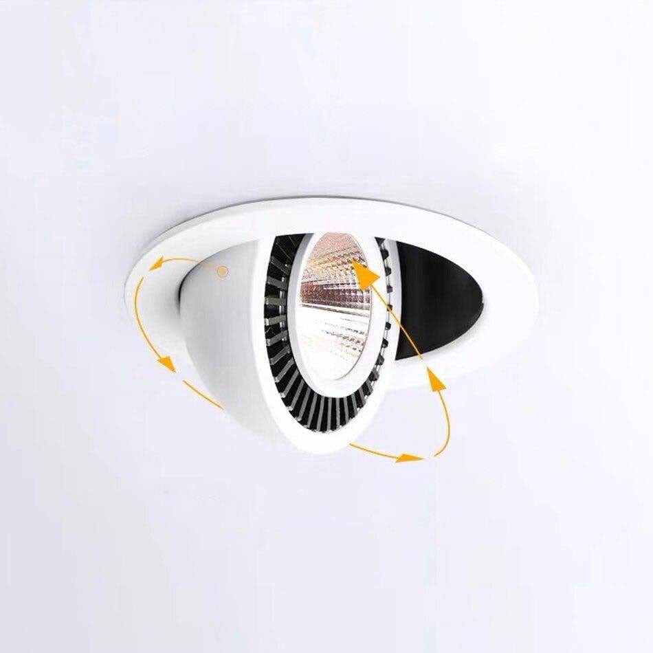 Spot LED rond encastrable orientable | Marco Lucetti