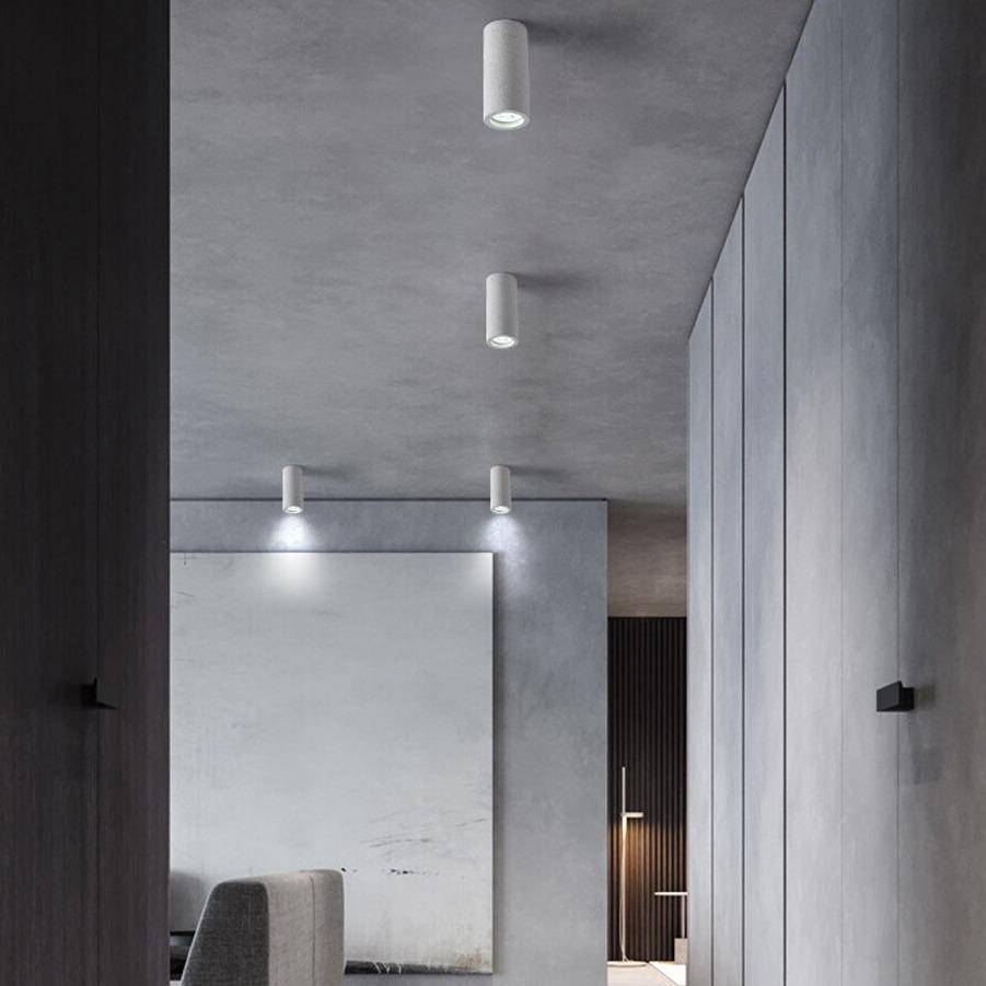 Spot LED Rond Industriel en Ciment | Marco Lucetti