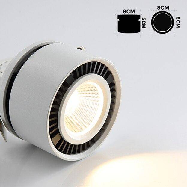 Spot LED rond Loft 360° Rotation | Marco Lucetti Blanc / 15W / Chaude