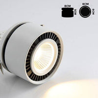 Spot LED rond Loft 360° Rotation | Marco Lucetti Blanc / 15W / Chaude