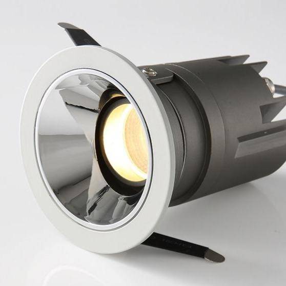Spot LED Rond Multicolore Moderne | Marco Lucetti Chromé / 9W / Froide