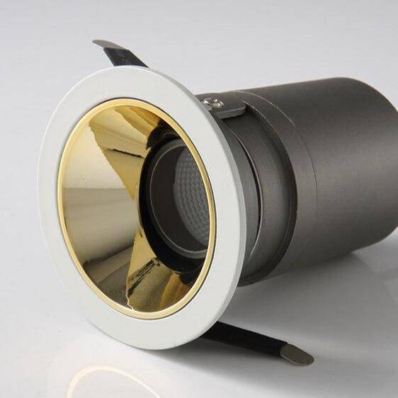 Spot LED Rond Multicolore Moderne | Marco Lucetti Doré / 9W / Froide