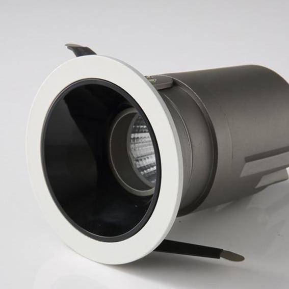 Spot LED Rond Multicolore Moderne | Marco Lucetti Noir / 9W / Froide