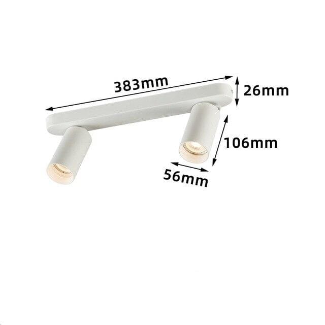 Spot LED Rond Multicylindre | Marco Lucetti Blanc - 2 / 7W / Dimmable