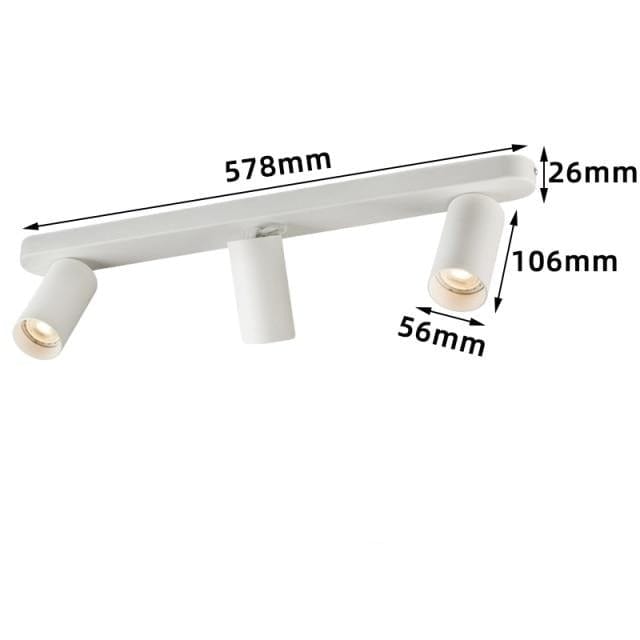 Spot LED Rond Multicylindre | Marco Lucetti Blanc - 3 / 7W / Dimmable