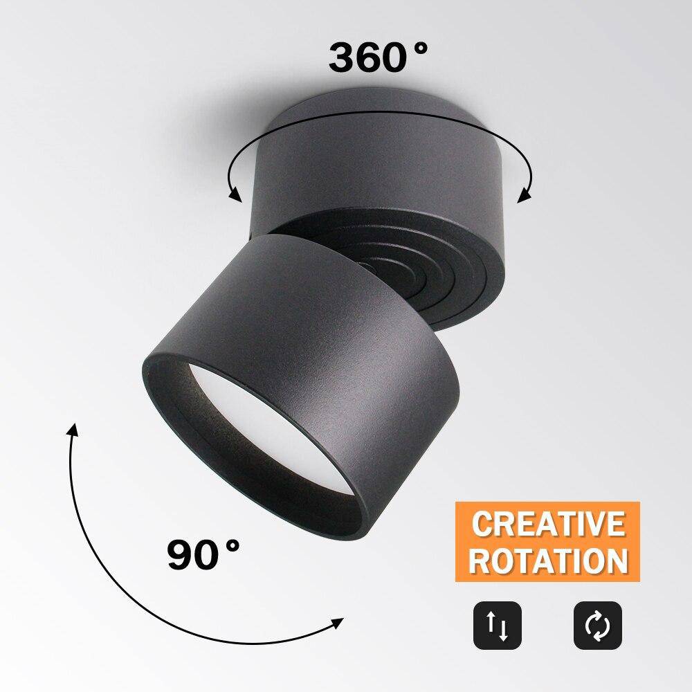 Spot LED rond orientable pour un style Loft contemporain | Marco Lucetti