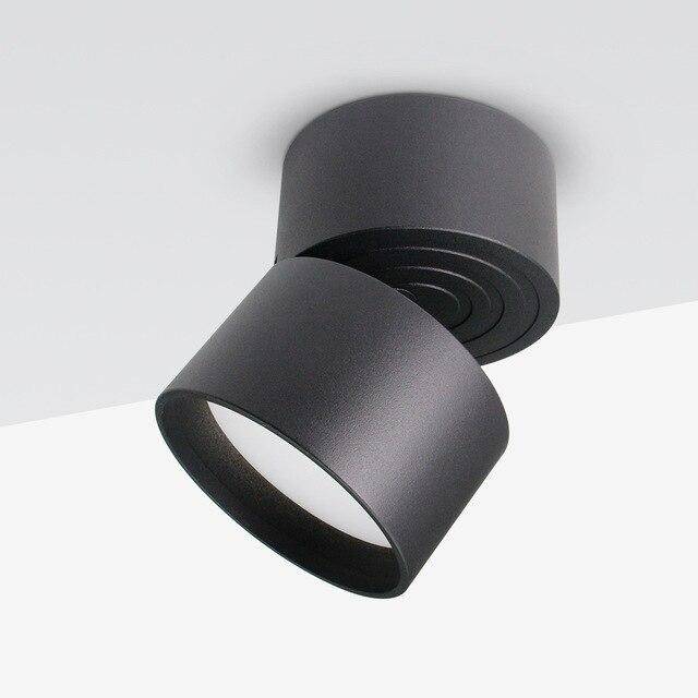 Spot LED rond orientable pour un style Loft contemporain | Marco Lucetti Noir / Froide / 9W