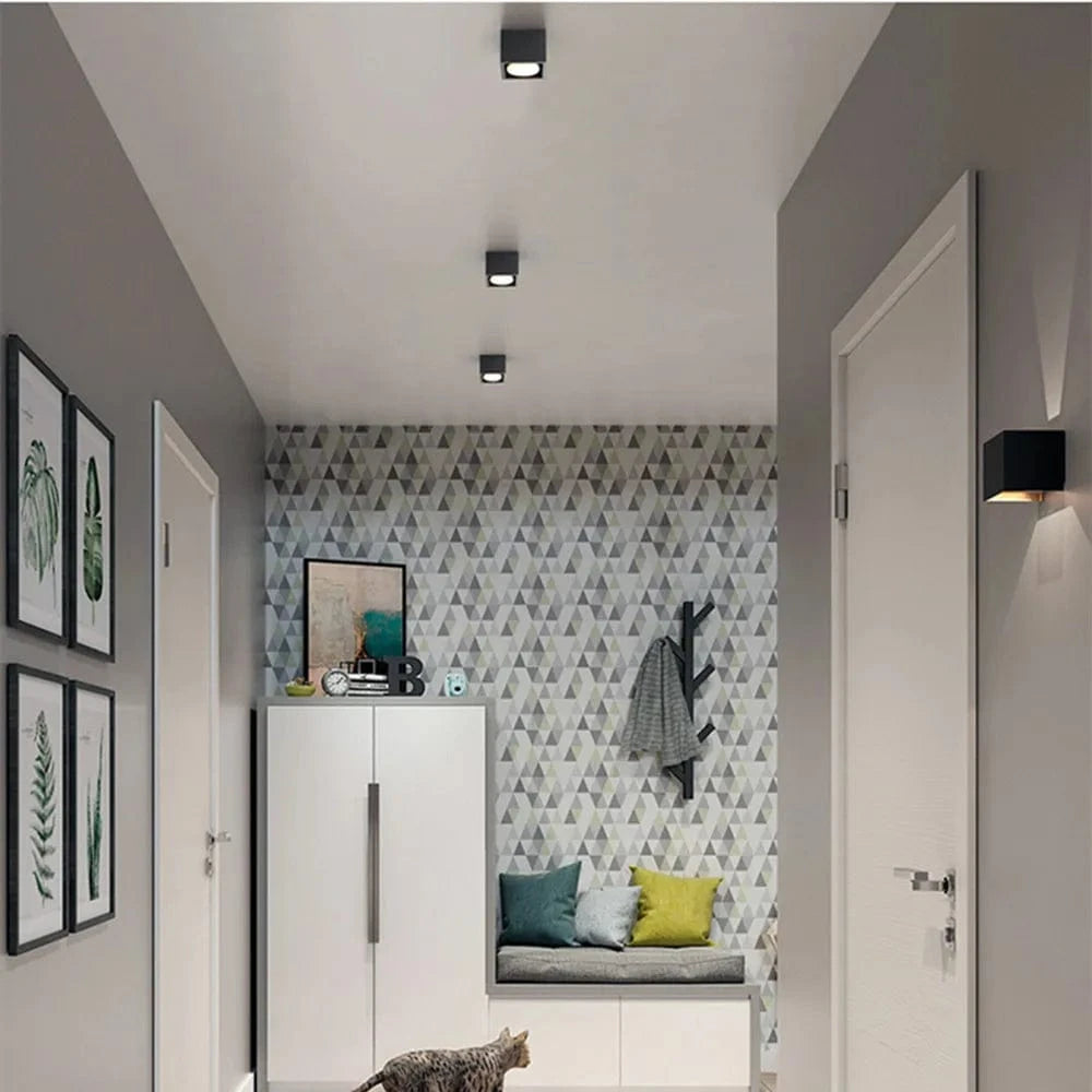 Spot LED Surface montés lampe GX53 remplaçable rotative LED éclairage moderne intérieur | Marco Lucetti