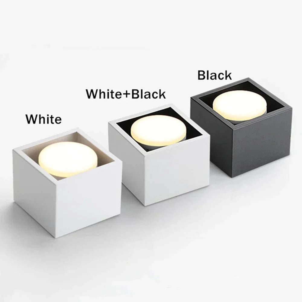 Spot LED Surface montés lampe GX53 remplaçable rotative LED éclairage moderne intérieur | Marco Lucetti