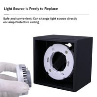 Spot LED Surface montés lampe GX53 remplaçable rotative LED éclairage moderne intérieur | Marco Lucetti