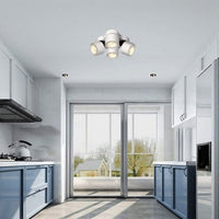 Spot LED ultramoderne avec 4 lumières réglables. | Marco Lucetti