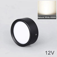 Spot LED UltraSlim sans fil | Marco Lucetti Corps noir-4000K / 12W 12V