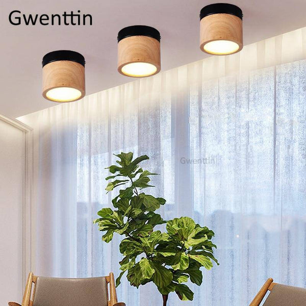 Spot LED Wooden Cylinder | Marco Lucetti