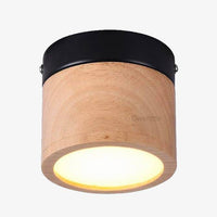 Spot LED Wooden Cylinder | Marco Lucetti