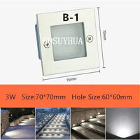 Spot luminaire encastré pour escalier sol LED 3W 5W IP65 - Éclairage extérieur pour jardin et paysage | Marco Lucetti