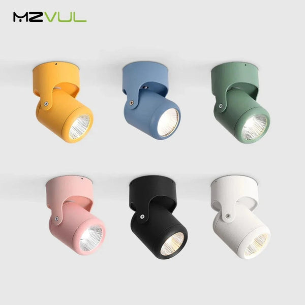 Spot lumineux LED coloré pour un plafond éclatant | Marco Lucetti Vert / 15 W blanc chaud.