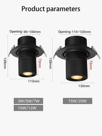 Spot Lumineux LED Encastrable COB Ultra Performant | Marco Lucetti