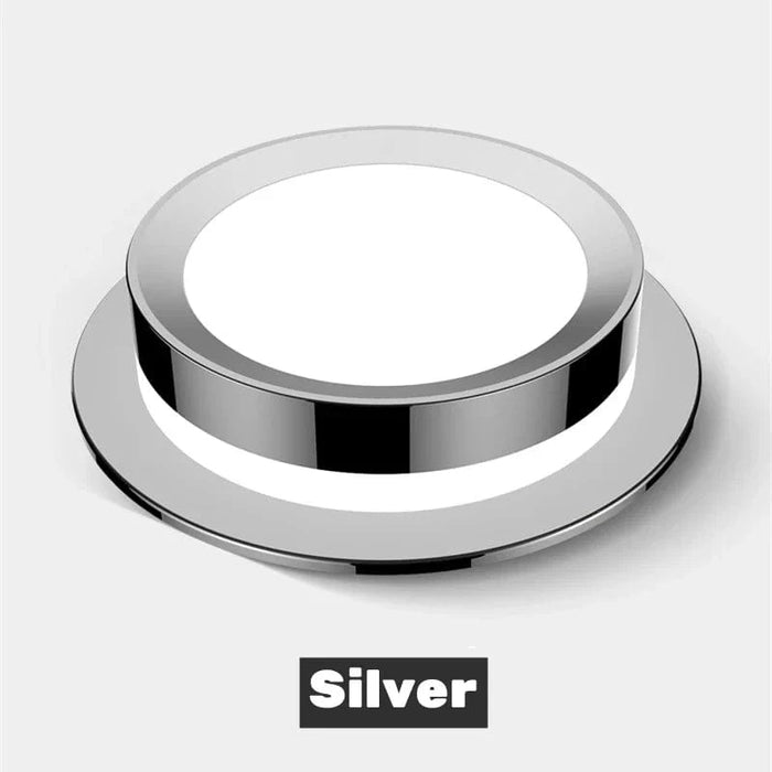 Spot lumineux LED encastrable de luxe avec son stéréo | Marco Lucetti Argent / 3 couleurs modifiables / 12W