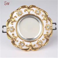 Spot lumineux LED encastrable en cristal de luxe | Marco Lucetti 5w downlight A / white light