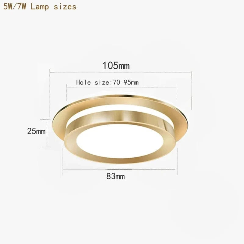 Spot lumineux LED encastrable en cristal pour plafond scintillant | Marco Lucetti