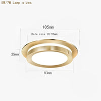 Spot lumineux LED encastrable en cristal pour plafond scintillant | Marco Lucetti