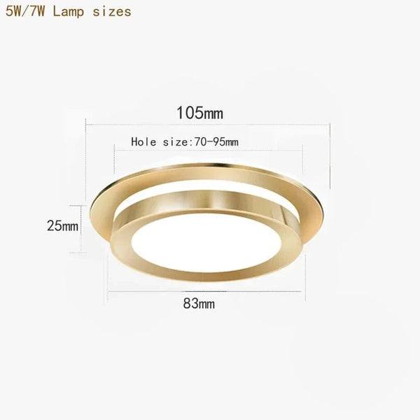 Spot lumineux LED encastrable en cristal pour plafond scintillant | Marco Lucetti