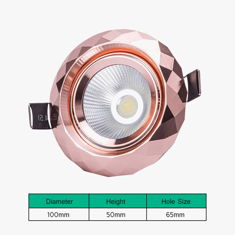 Spot lumineux LED encastrable "LumiLight" pour le plafond | Marco Lucetti