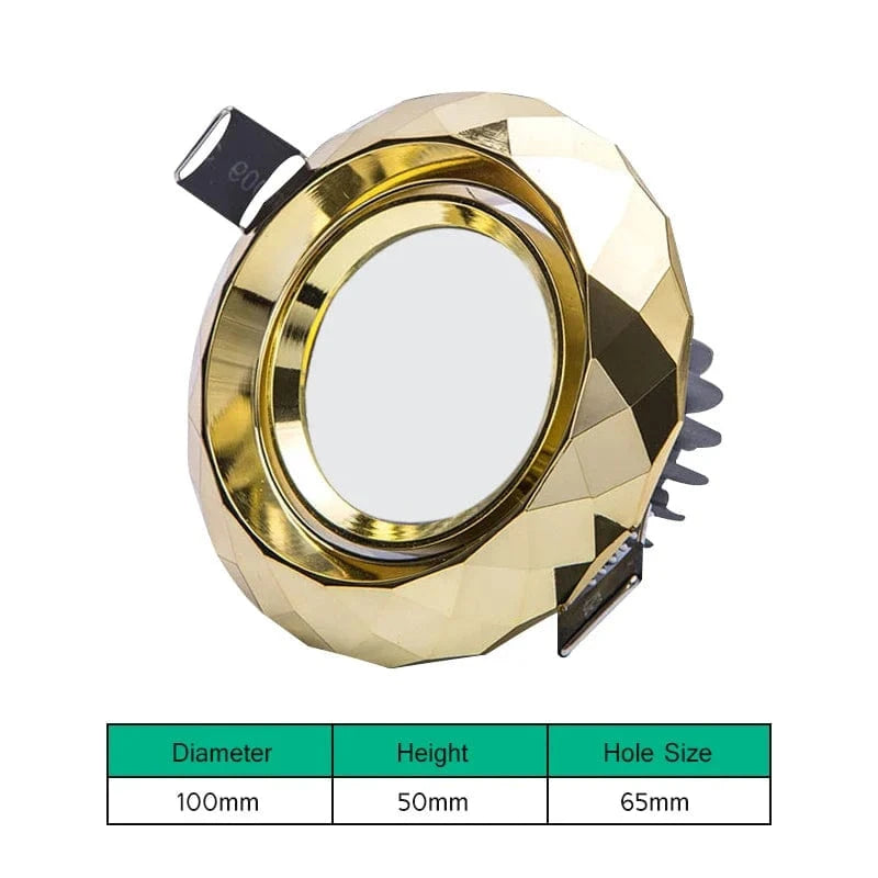 Spot lumineux LED encastrable "LumiLight" pour le plafond | Marco Lucetti Tapez 5 / Blanc chaud / 5W à intensité variable