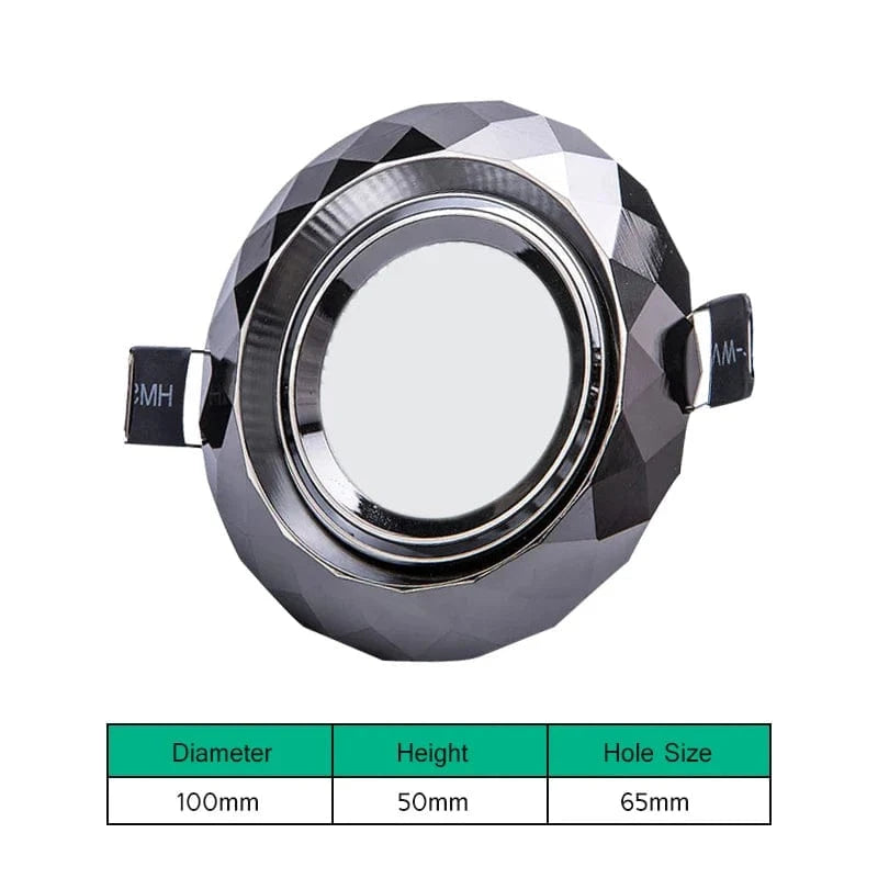 Spot lumineux LED encastrable "LumiLight" pour le plafond | Marco Lucetti Tapez 6 / Blanc naturel / 7W à intensité variable