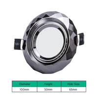 Spot lumineux LED encastrable "LumiLight" pour le plafond | Marco Lucetti Tapez 6 / Blanc naturel / 7W à intensité variable