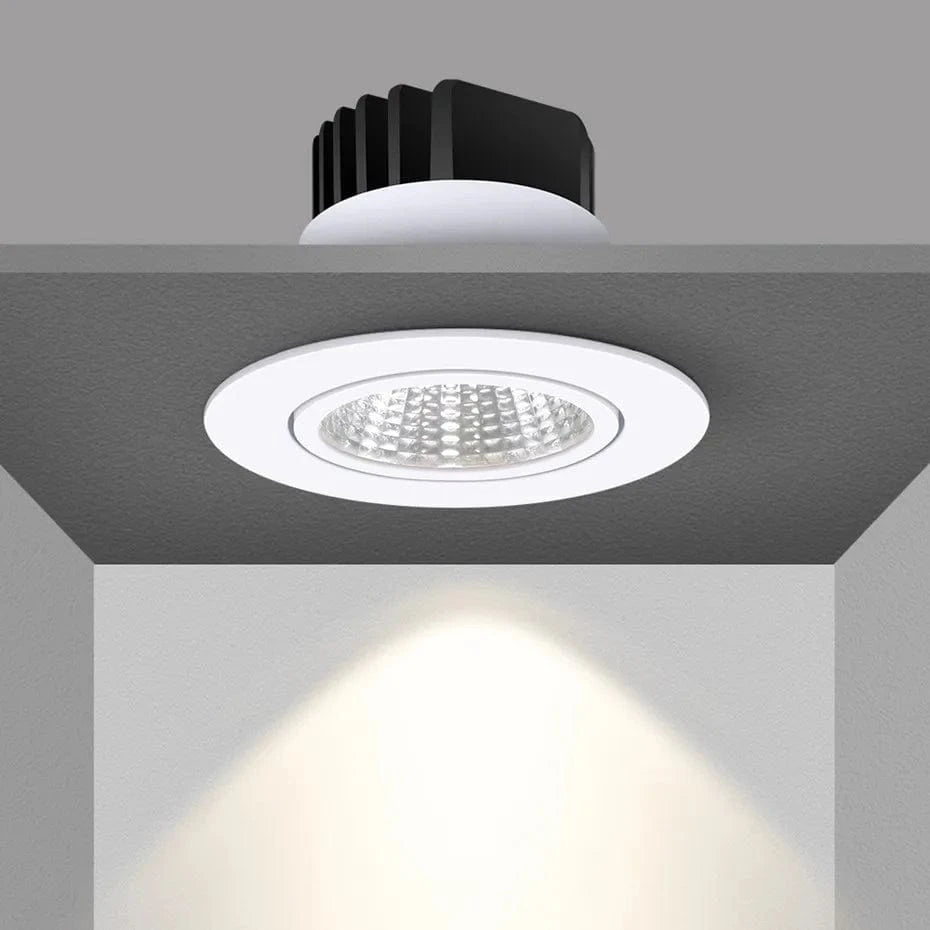 Spot lumineux LED encastrable plafond : Technologie COB, Réglable et Décoratif | Marco Lucetti
