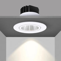 Spot lumineux LED encastrable plafond : Technologie COB, Réglable et Décoratif | Marco Lucetti