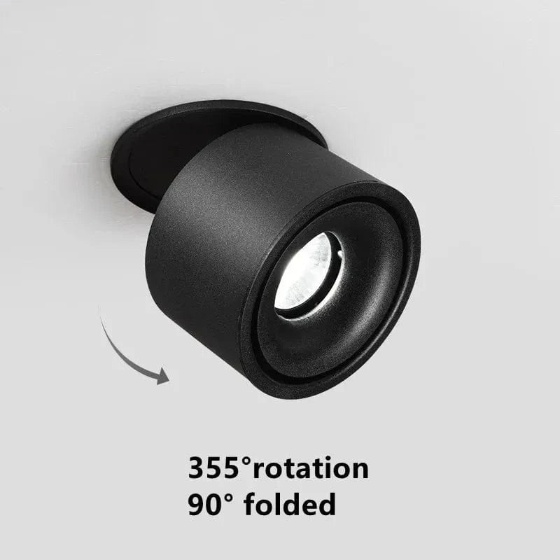 Spot lumineux LED encastrable rotatif avec technologie Cob | Marco Lucetti