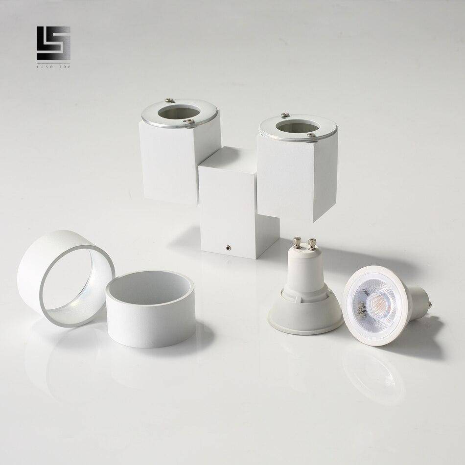 Spot moderne à double LED en aluminium blanc | Marco Lucetti