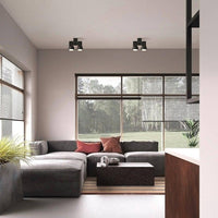 Spot moderne à double LED en aluminium blanc | Marco Lucetti