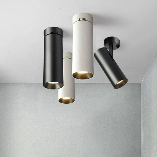 Spot moderne LED cylindre en aluminium - Style Loft | Marco Lucetti