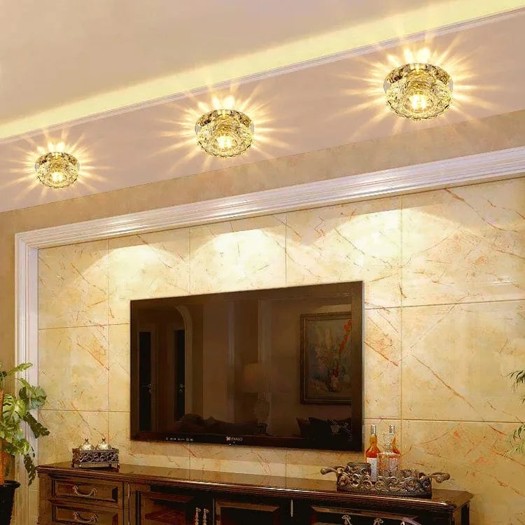 Spot montage en surface cristal 5 W LED Downlights - Plafonnier MJ1016 | Marco Lucetti