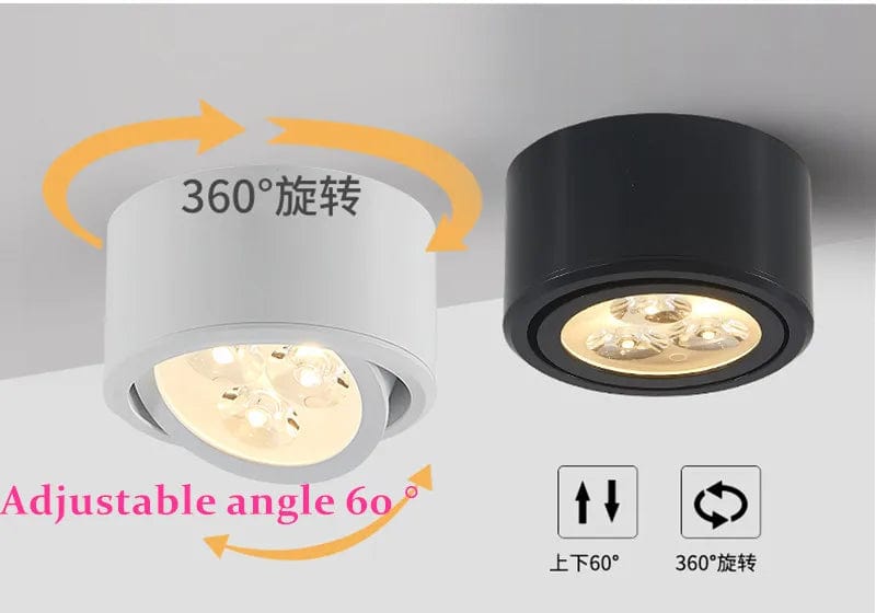 Spot monté en Surface Downlight COB LED pour un éclairage intérieur optimal | Marco Lucetti