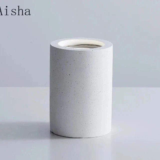 Spot monté en Surface rond ciment LED minimaliste pour allée, couloir et salon. | Marco Lucetti