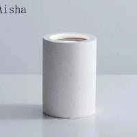 Spot monté en Surface rond ciment LED minimaliste pour allée, couloir et salon. | Marco Lucetti