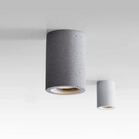 Spot monté en Surface rond ciment LED minimaliste pour allée, couloir et salon. | Marco Lucetti