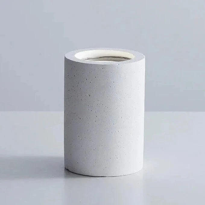 Spot monté en Surface rond ciment LED minimaliste pour allée, couloir et salon. | Marco Lucetti Blanc / Blanc froid