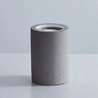 Spot monté en Surface rond ciment LED minimaliste pour allée, couloir et salon. | Marco Lucetti Gris clair / Blanc froid