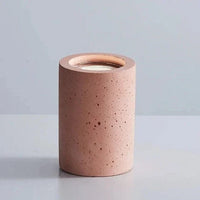 Spot monté en Surface rond ciment LED minimaliste pour allée, couloir et salon. | Marco Lucetti Rose / Blanc froid