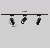 Spot Plafond pour Dressing et Chambre, Éclairage sur Rail | Marco Lucetti Suivi 3 lumière B / Blanc chaud