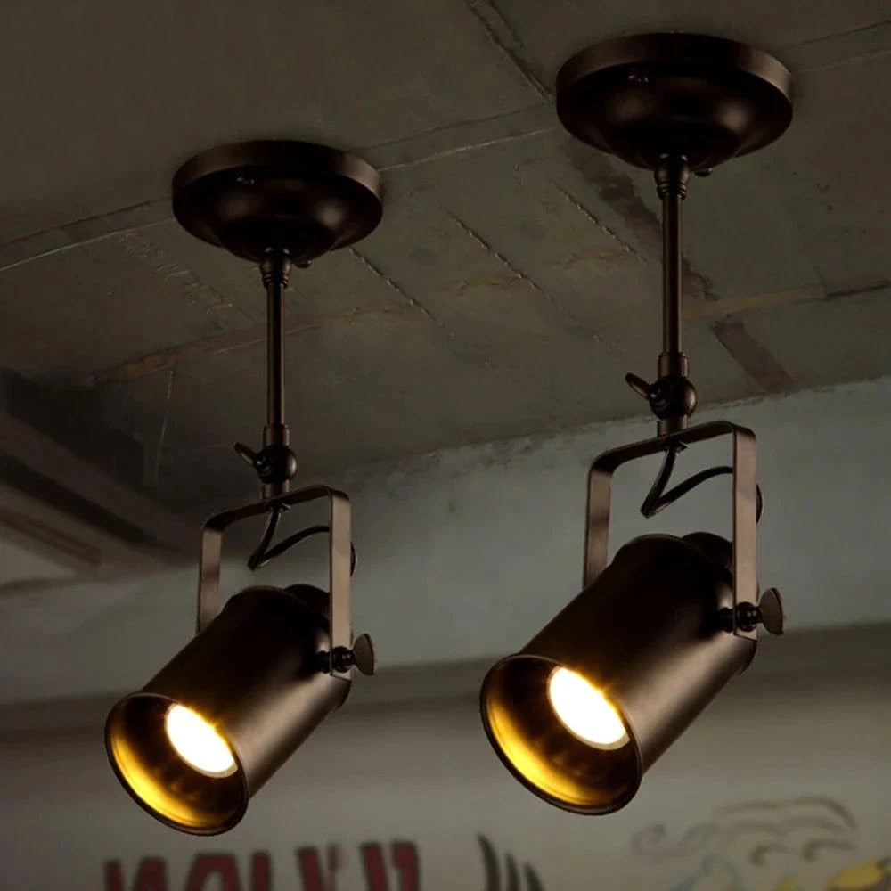 Spot plafond rétro industriel ajustable | Marco Lucetti