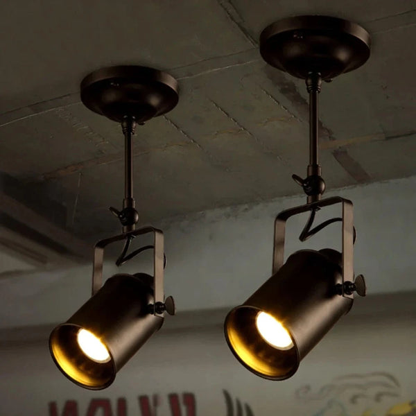 Spot plafond rétro industriel ajustable | Marco Lucetti