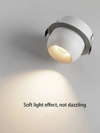 Spot Projecteur LED Encastré Plafonnier - Angle Réglable - Foco Rotatif - 7W - pour Salon Maison | Marco Lucetti
