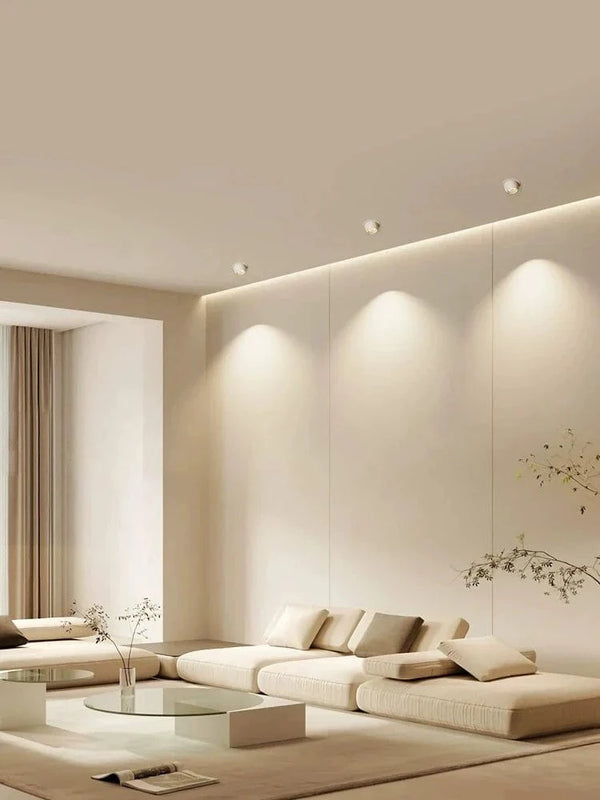 Spot Projecteur LED Encastré Plafonnier - Angle Réglable - Foco Rotatif - 7W - pour Salon Maison | Marco Lucetti